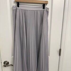 Kate Spade Light silver A-Line Skirt